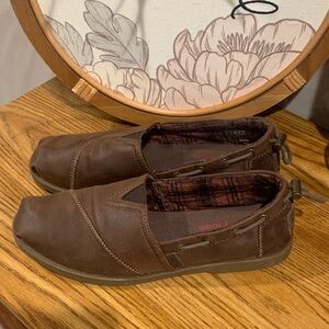 Skechers Brown Slip-On Loafers
